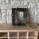 1:12 Miniature Ornate Rectangular Old Picture Frame - A087