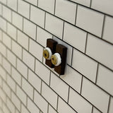 1:12 Dollhouse Supplies Miniature Round Light Switches 2 piece pack (non-working) - F080