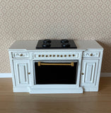 1:12 Dollhouse Supplies Miniature Kitchen Stove , Miniature Kitchen Range with Cook Top , Oven Range and Storage - K023