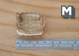 1:12 Dollhouse Supplies Miniature rope basket dolls house 1 12th scale miniature - J025