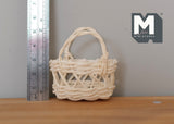 1:12 Dollhouse Miniature Handmade rope basket dolls house 1 12th scale miniature - D053