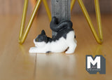 1:12 Dollhouse Supplies Miniature Naughty Male Cat (Black and white) - F097