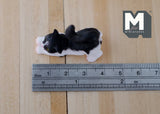 1:12 Dollhouse Supplies Miniature Naughty Male Cat (Black and white) - F097