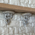1:12 Scale Miniature Half Moon Corbel, Set of 2, 1-7/16 inch tall, DIY Dollhouse Supply (cast resin)