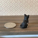 1:12 Miniature Black and White Cat , Miniature Sitting Cat (style B) - C064