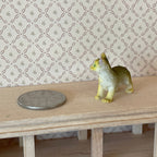1:12 Scale Miniature Standing Tabby Cat, 1-1/8 inch long, DIY Dollhouse Supply (tan) (style E)