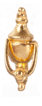 1:12 Scale Miniature Metal Door Knocker, 9/16 inch tall, DIY Dollhouse Supply (gold)