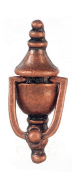 1:12 Miniature Door Knocker, Door Hammer, Door Rapper, Door Clapper, Door Beater Dollhouse Supply (antique copper)