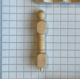 1:12 Dollhouse Staircase Kit , Miniature Stairway Kit with Baluster and Handrail (Left Handrail)