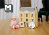 Dollhouse miniature 1:144 Resin The Montgomery house mini home tiny house-in-a-house - C077