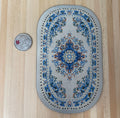 1:12 Miniature Oval Rug , Dollhouse Supplies Living Room Area Rug Carpet - Z10