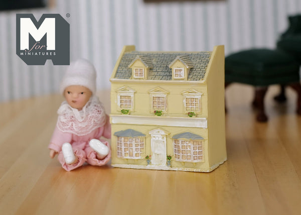 Dollhouse miniature 1:144 Resin The Montgomery house mini home tiny house-in-a-house C088