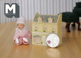 Dollhouse Supplies miniature 1:144 Resin The Montgomery house mini home tiny house-in-a-house C087