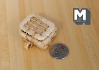 1:12 Dollhouse Miniature Handmade rope basket dolls house 1 12th scale miniature - D051