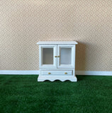 1:12 Dollhouse Supplies Miniature Short Display Cabinet Sideboard with Swing Doors and Drawer (wood) - K039