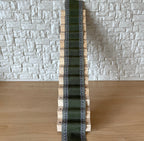 1:12 Miniature Stair Runner , Dollhouse Stair Carpet , Edged Stair Carpet , Staircase Rug , Step Carpet , Stair Tread Carpet (green) - D088