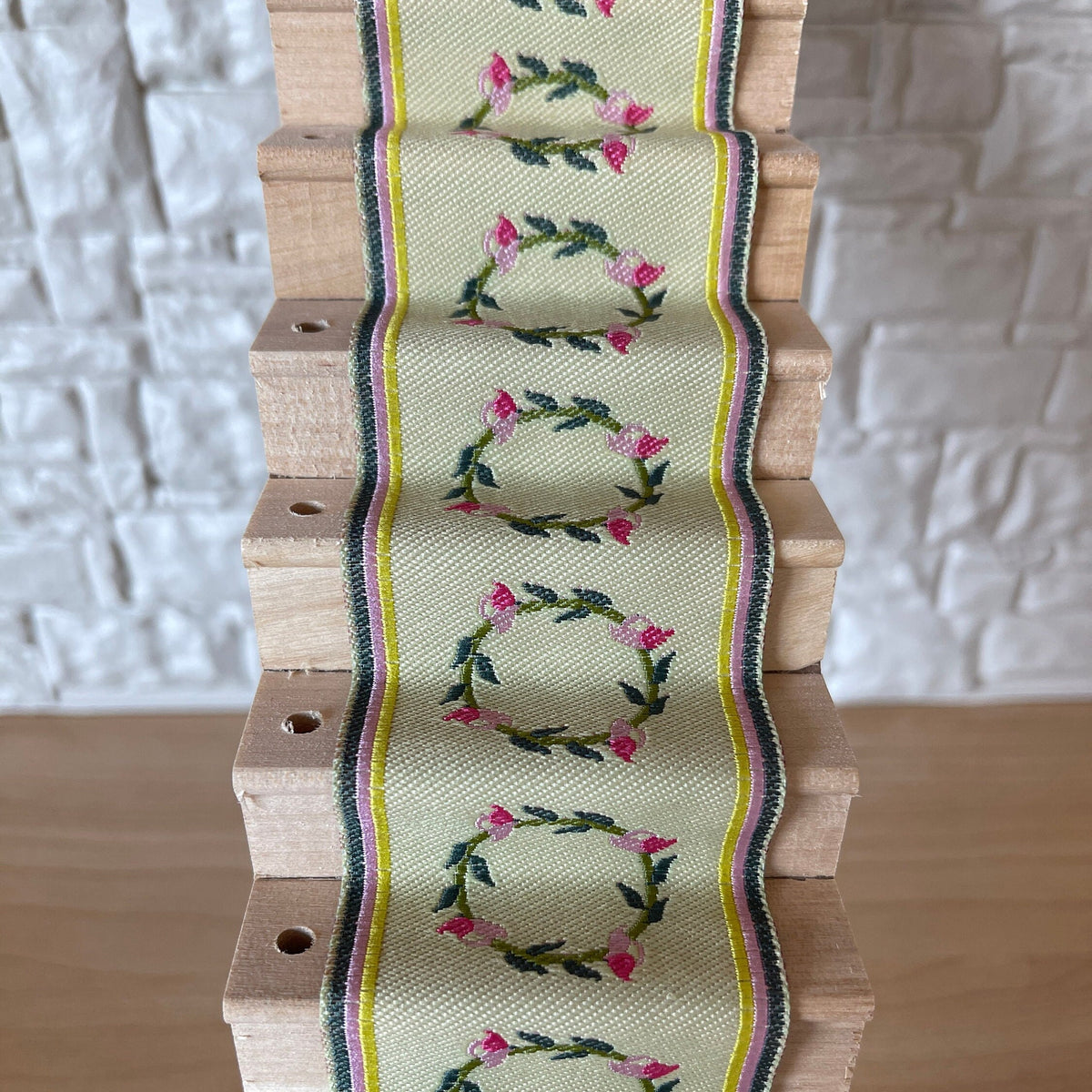 1:12 Miniature Stair Runner , Dollhouse Stair Carpet , Edged Stair Carpet , Staircase Rug , Step Carpet , Tread Carpet - D088
