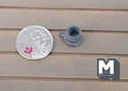 1:12 Scale Miniature Metal Tankard Mug with Handle, 3/8 inch tall, DIY Dollhouse Supply (pewter)