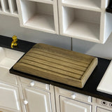 1:12 Dollhouse Supplies Kitchen Miniature Draining Board , Dish Rack , Sink Drainer , Drying Rack , Draining Tray , Drying Board - F058