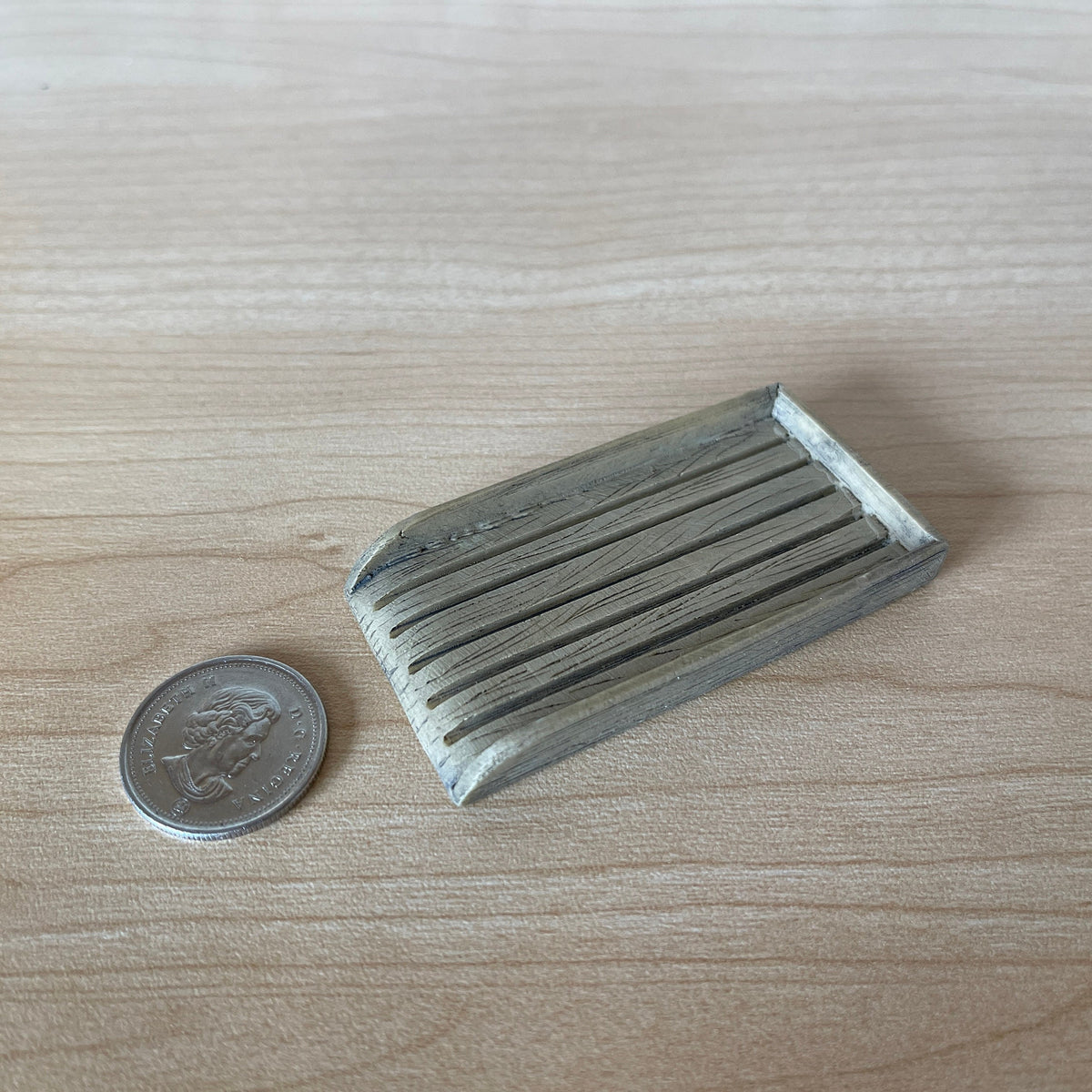 1:12 Scale Miniature Wood Draining Board, Slatted, 2-11/16 inch long, DIY Dollhouse Supply