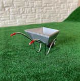 1:12 Miniature Metal Wheelbarrow, Miniature Garden Cart , Miniature Dump Cart , Miniature Garden Trolley , Miniature Push Cart - G099