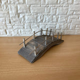 1:12 Miniature Pond Bridge , Garden Bridge Arc , Footbridge , Arch Bridge , Timber Bridge , Fairy Garden Wood Bridge (large) - D059