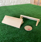 1:12 Unpainted Miniature Wall Shelves Dollhouse Supplies , Wall Rack , Decorative Shelf , Display Shelf  Set of 2 - D057