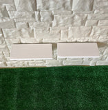 1:12 Miniature Wall Shelves Dollhouse Supplies Wall Rack , Decorative Shelf , Display Shelf  Set of 2 - D049