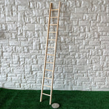 Dollhouse Wooden Ladders , 1:12 Miniature Tall Ladders , Dollhouse Roof Ladder , Step Ladder , 13 Inch Tall Straight Ladder