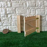 Dollhouse Supplies Garden Gate , Unfinished Miniature Garden Gate Door , 1:12 Scale Fence Door - I044