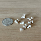 1:12 Scale Miniature Unpainted Turned Wood Beehive Knobs, Set of 12, 1/4 inch tall, DIY Dollhouse Supply