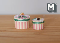 1:12 Dollhouse Miniature Hat Boxes - F023