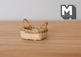 1:12 Dollhouse Supplies Miniature rope basket dolls house 1 12th scale miniature - J025