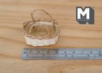 1:12 Dollhouse Supplies Miniature rope basket dolls house 1 12th scale miniature - J025