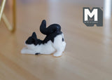 1:12 Dollhouse Supplies Miniature Naughty Male Cat (Black and white) - F097