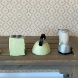1:12 Miniature Toaster , Miniature Blender , Miniature Kettle  Set of 3 (resin) - A010