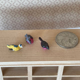 1:12 Miniature Small Birds Set of 3 - C063
