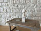 Dollhouse Supplies Sculpture Albert Bust , Miniature Sculpture Figurine (cast resin) - B085