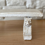 Dollhouse Fairy Garden Bench , 1:12 Miniature Garden Seat , Fairy Seat , Garden Chair (cast resin) - B087