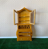 1:12 Miniature Secretary Desk , 1 Inch Scale Desk , Dollhouse Supplies Escritoire , Miniature Mail Desk - K042