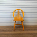 1:12 Scale Miniature Windsor Bow Back Dining Chair, 3-3/8 inch tall, DIY Dollhouse Supply (wood) (honey)
