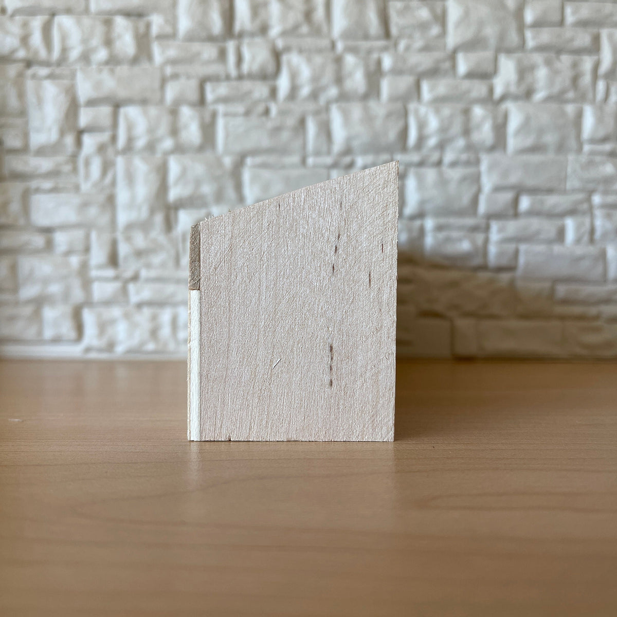 1:12 Scale Miniature Unpainted Wood Produce Display Shelf, 4 Sections, 7-1/16 inch wide, DIY Dollhouse Supply