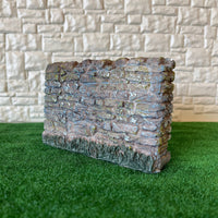 Dollhouse Fairy Garden Stone Wall , 1:12 Scale Miniature Rock Wall , Stone Fence 3 inch tall (case resin) - D038