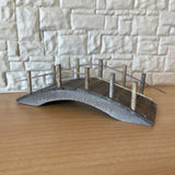 1:12 Miniature Pond Bridge , Garden Bridge Arc , Footbridge , Arch Bridge , Timber Bridge , Fairy Garden Wood Bridge (large) - D060