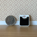 1:12 Scale Miniature Bathroom Scale with Round Dial, 1 inch long, DIY Dollhouse Supply