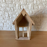 Dollhouse Dormy Window , 1:12 Scale Unfinished Attic Window , Unpainted Bay window