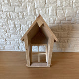 Dollhouse Supplies Dormy Window , 1:12 Scale Unfinished Attic Window , Unpainted Bay window J012