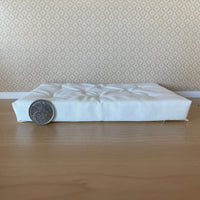 Dollhouse Mattress , 1:12 Scale Miniature Mattress , Single Mattress