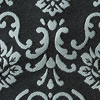 Dollhouse Area Rug , 1:12 Scale Miniature Carpet , Black and White Rug - Z10