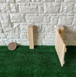 Dollhouse Supplies Garden Gate , Unfinished Miniature Garden Gate Door , 1:12 Scale Fence Door - I044